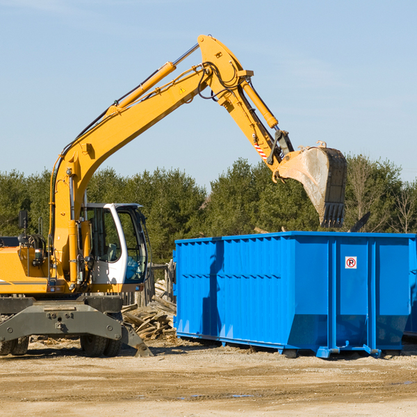 how many times can i have a residential dumpster rental emptied in Cropwell